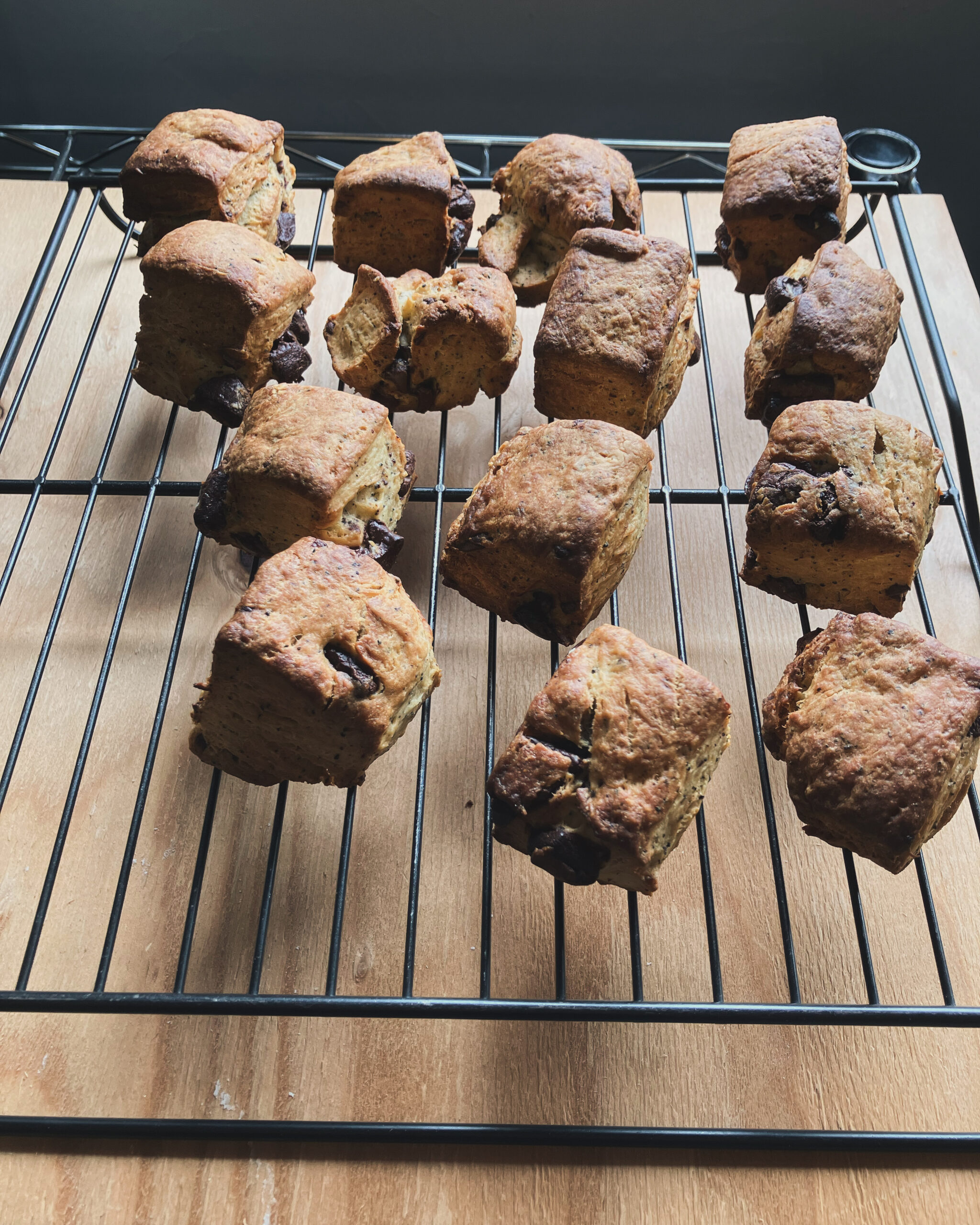 珈琲チョコスコーン焼き上がりました-instagram